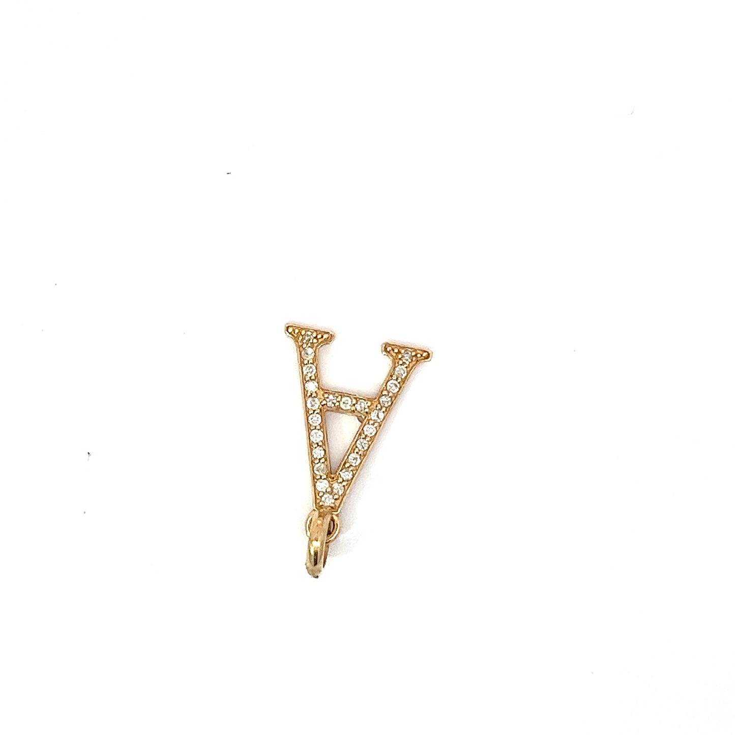 10kt Yellow Gold Diamond Initial 'B' 0.38ctw