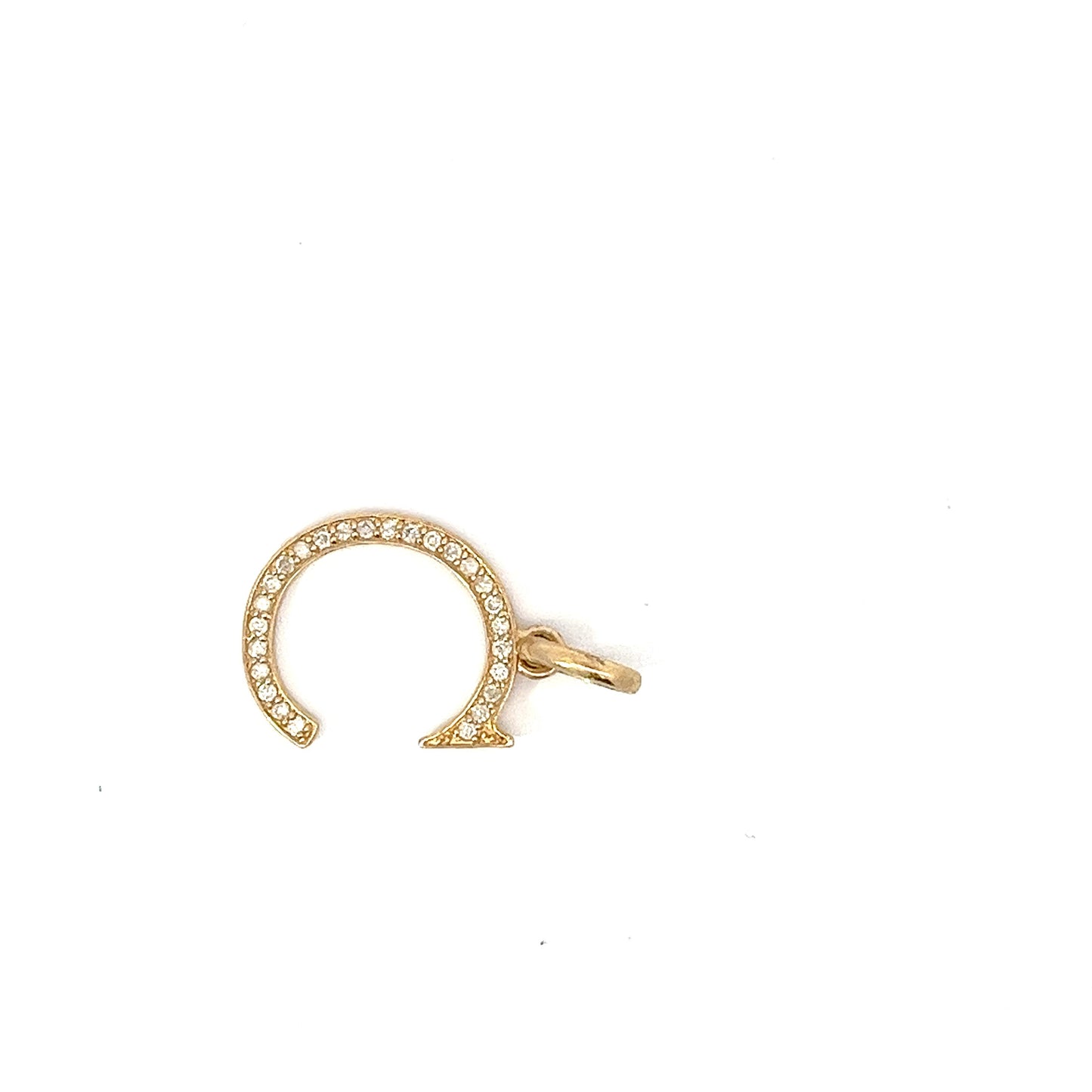 10kt Yellow Gold Diamond Initial 'C' 0.38ctw