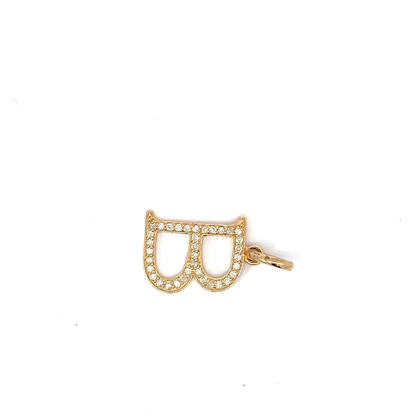 10kt Yellow Gold Diamond Initial 'A' 0.38ctw