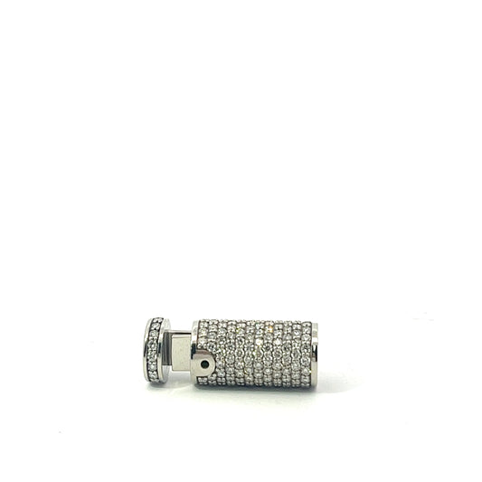 10K Barrel Lock Diamonds 2.63ctw 10mm