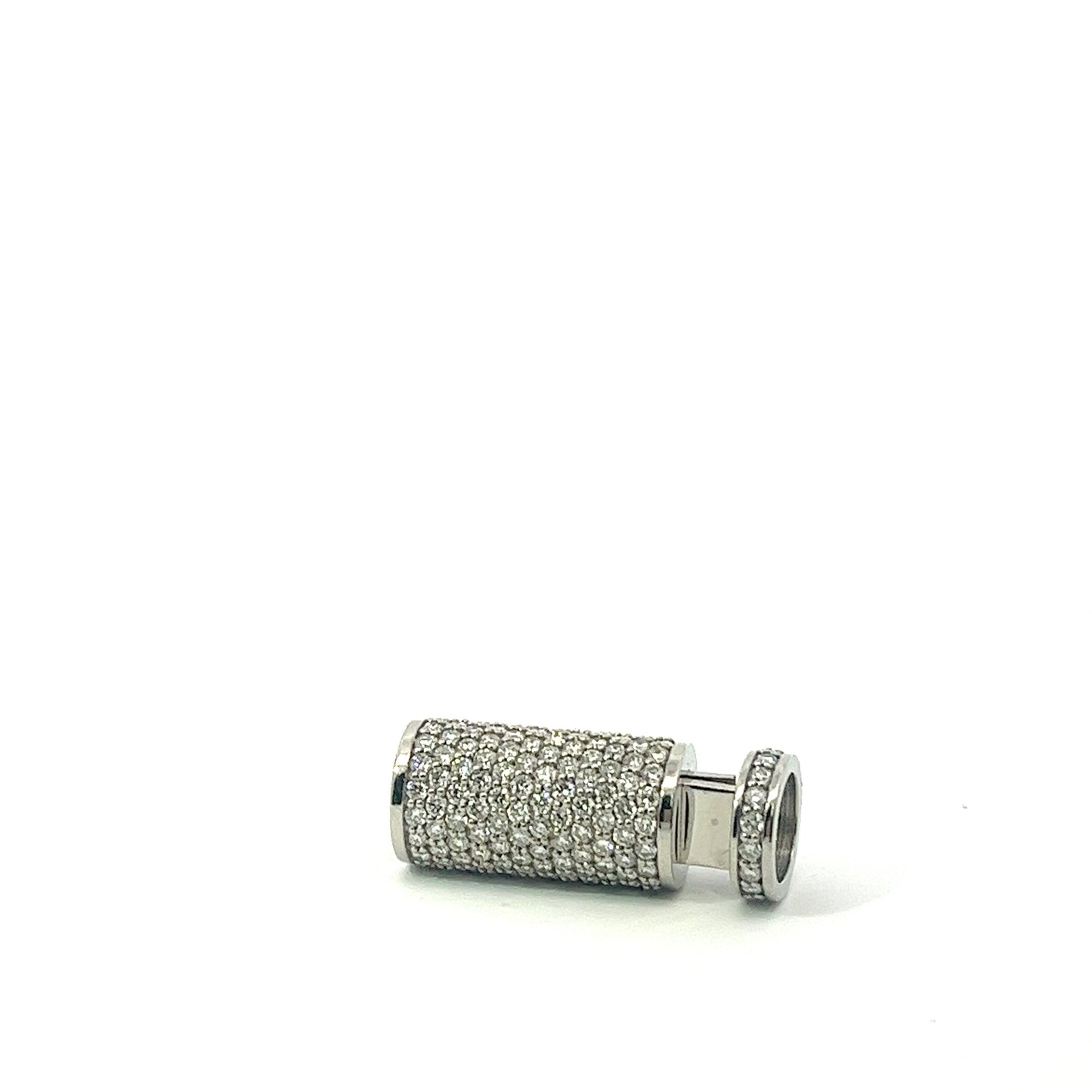 10K Barrel Lock Diamonds 2.63ctw 10mm