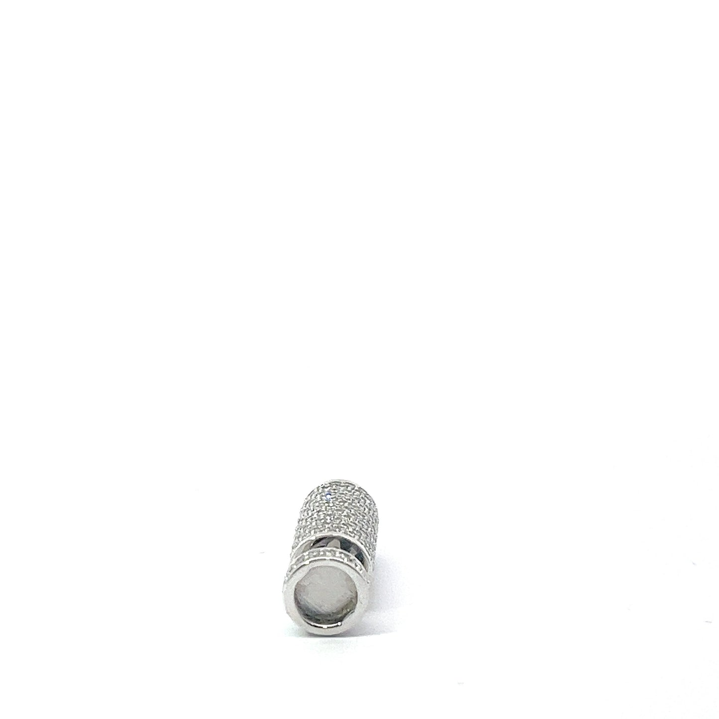 10K Barrel Lock Diamonds 1.79ctw 8mm