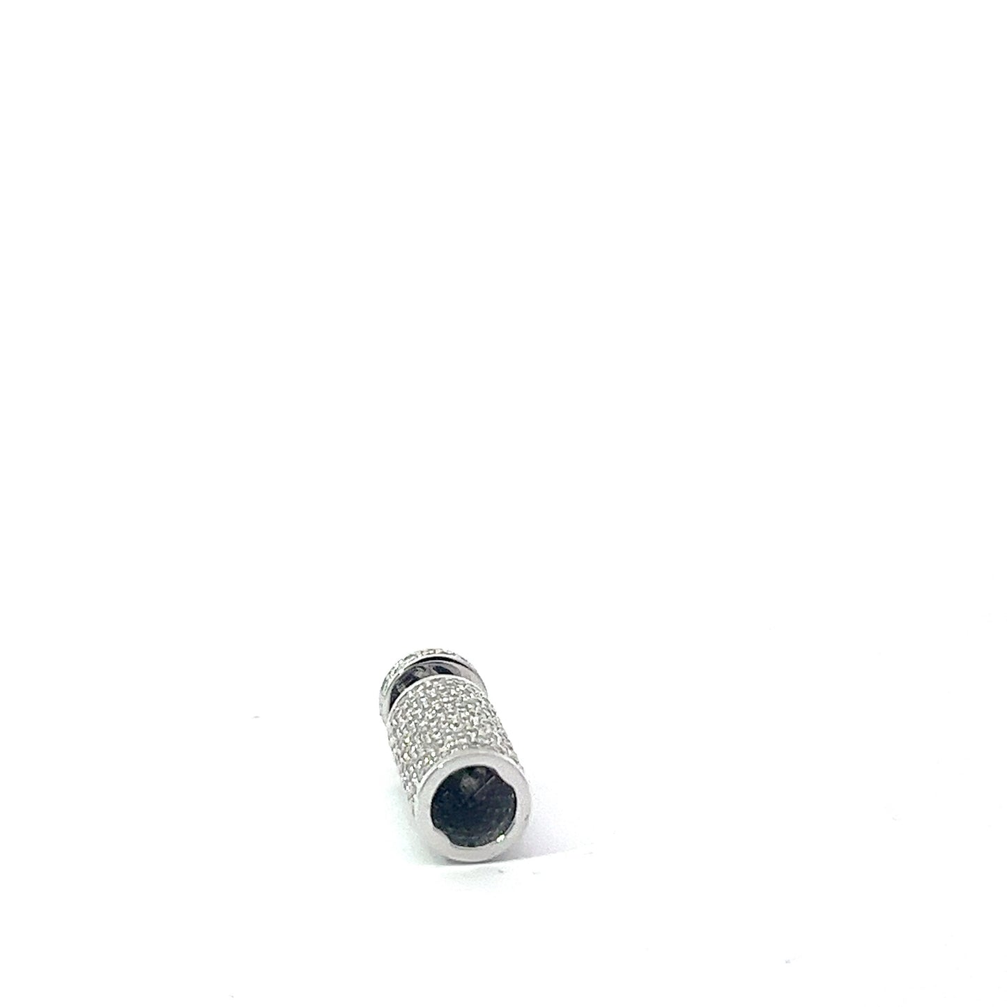 10K Barrel Lock Diamonds 1.79ctw 8mm