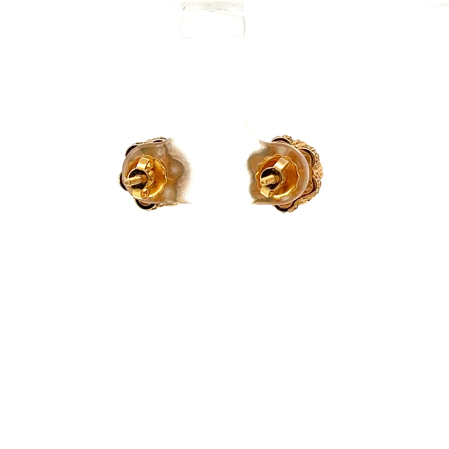 10kt Yellow Gold Super Flower Diamond Earring 2.01ctw