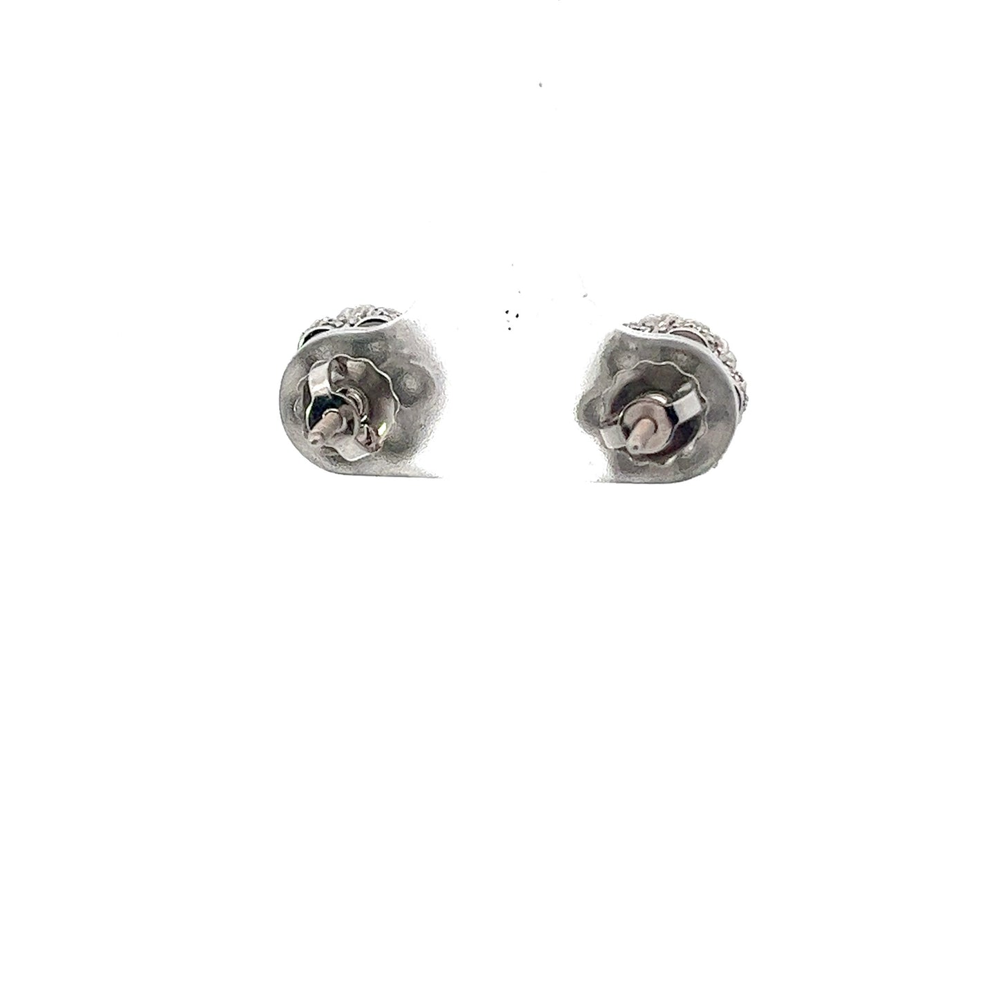 10kt White Gold Super Flower Earring 1.44ctw