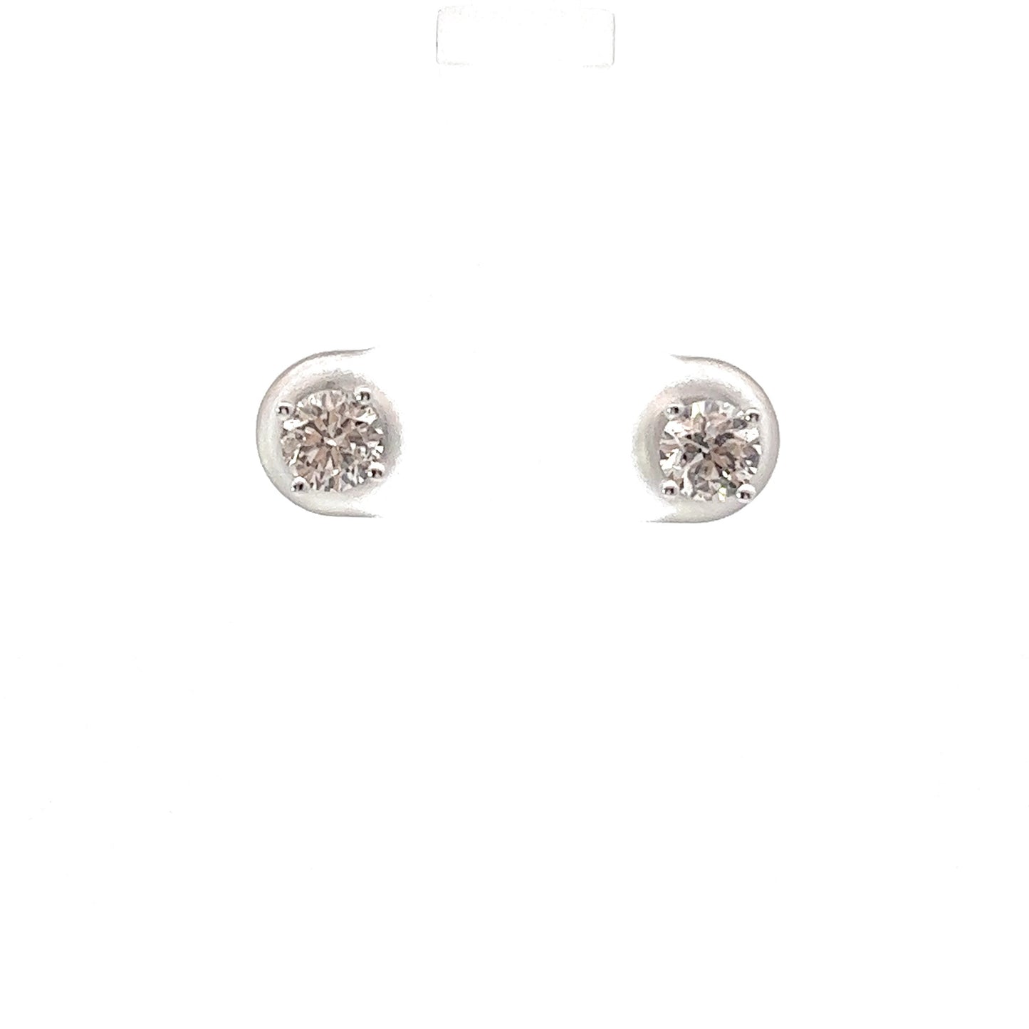 14kt White Gold Diamond Studs 0.76ctw