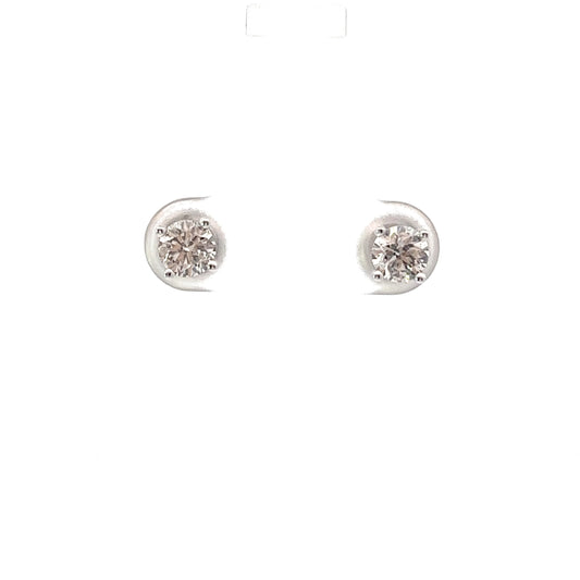 14kt White Gold Diamond Studs 0.76ctw