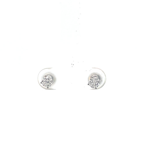 14kt White Gold Diamond Studs 0.50ctw