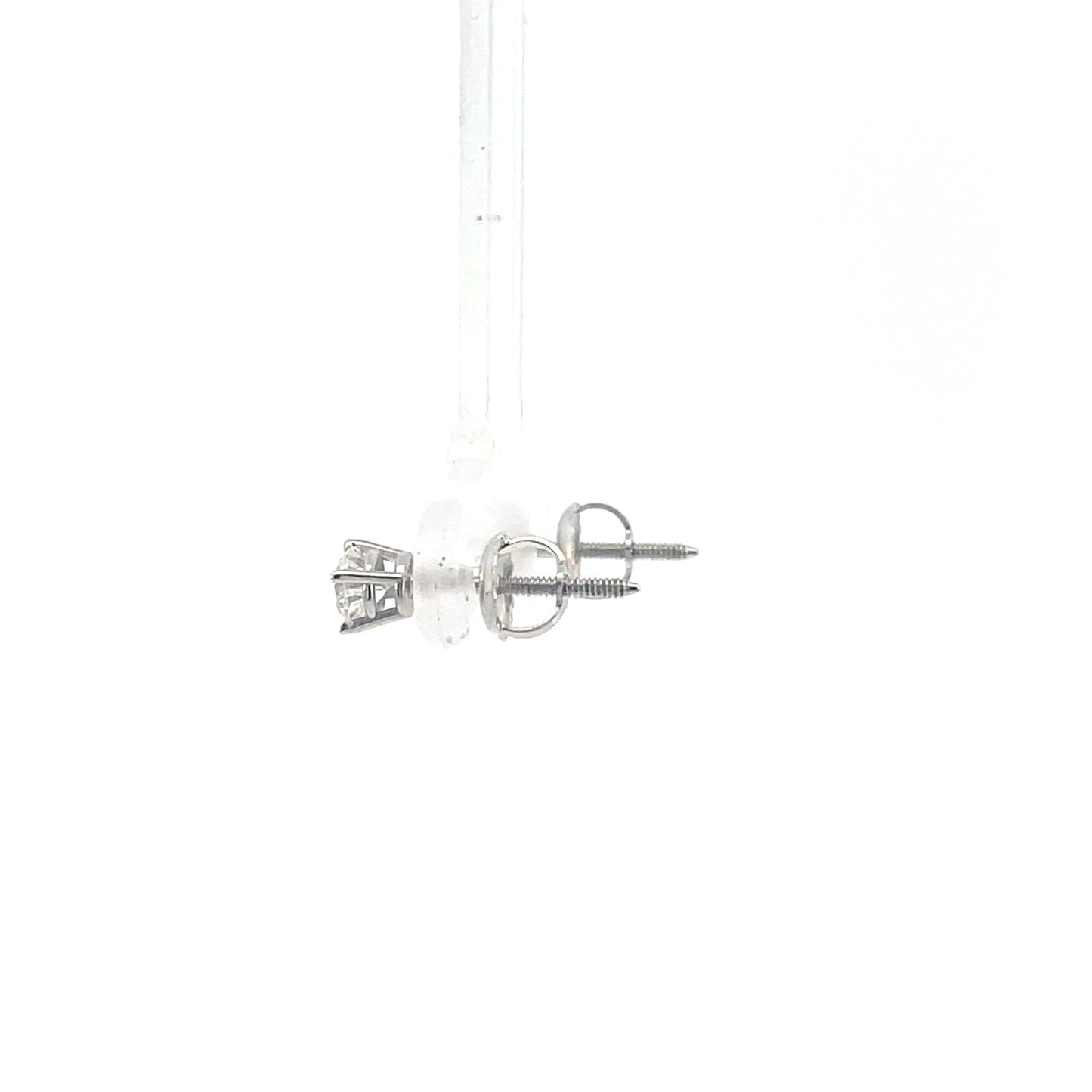 14kt White Gold Diamond Studs 0.50ctw