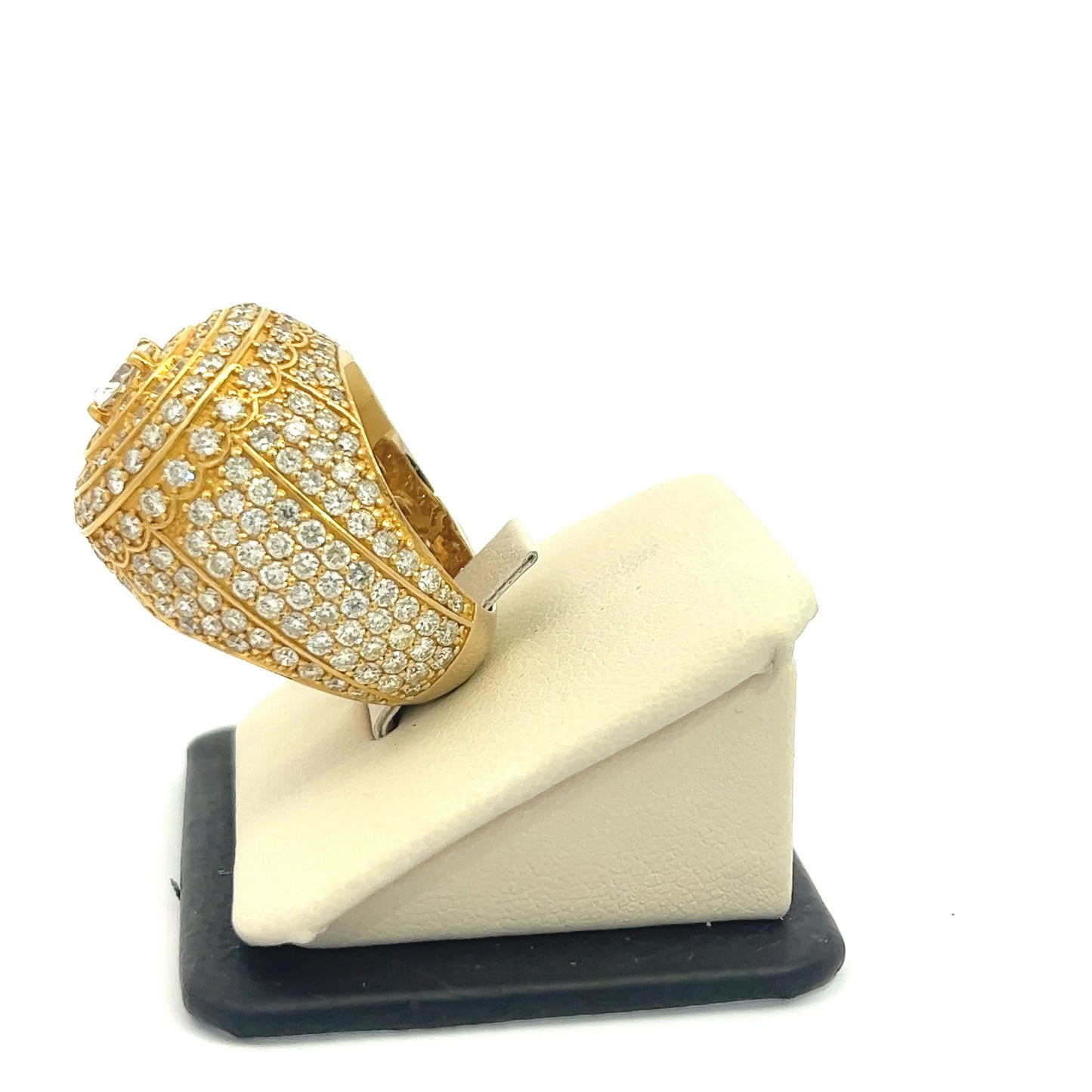 10kt Yellow Gold Lollipop Diamond Ring 7.43ctw