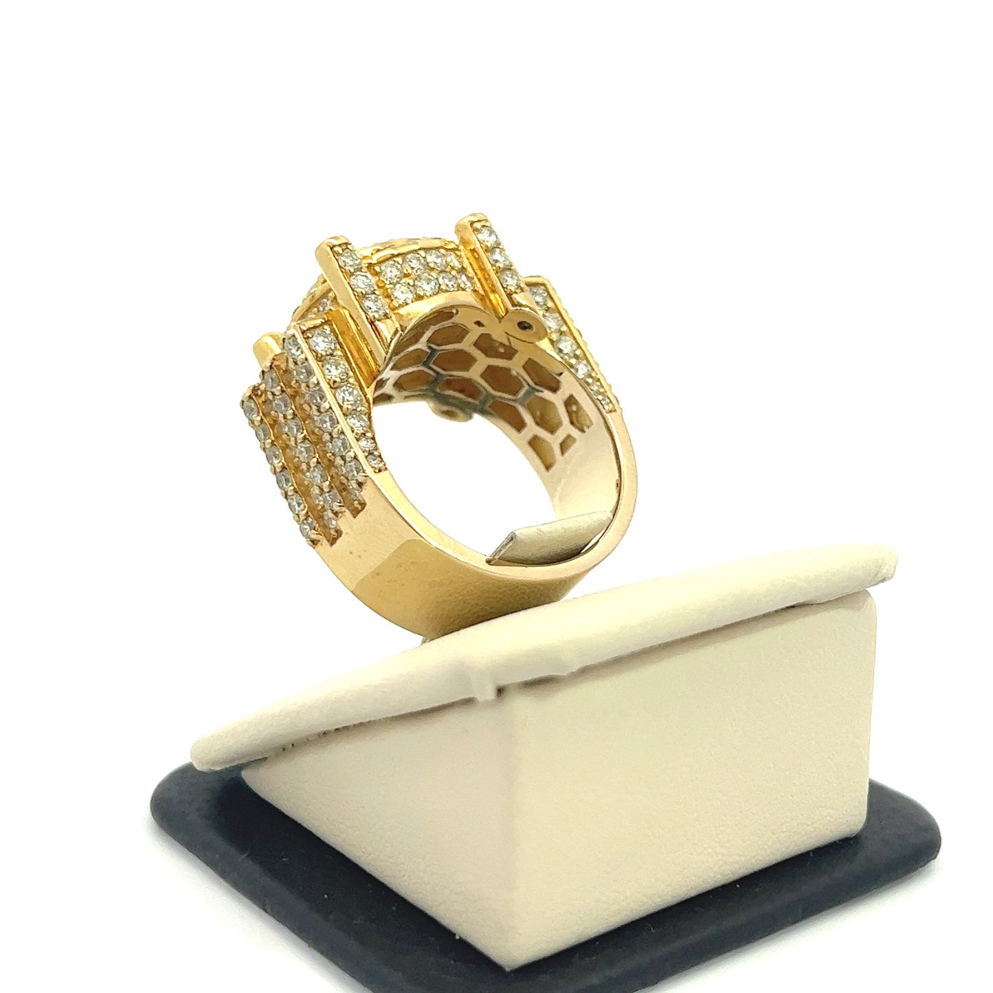 10kt Yellow Gold Lollipop Diamond Ring 6.15ctw