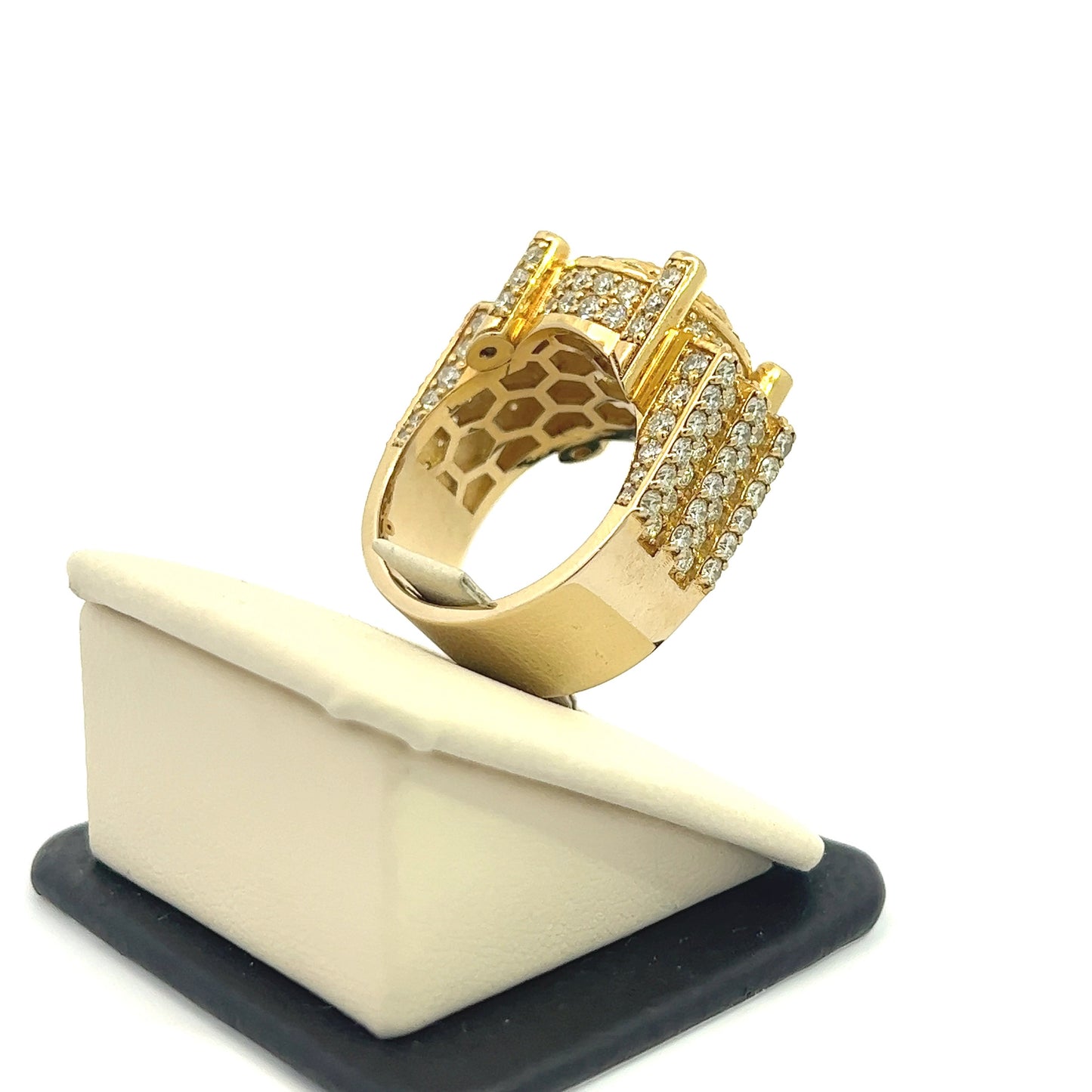 10kt Yellow Gold Lollipop Diamond Ring 6.15ctw