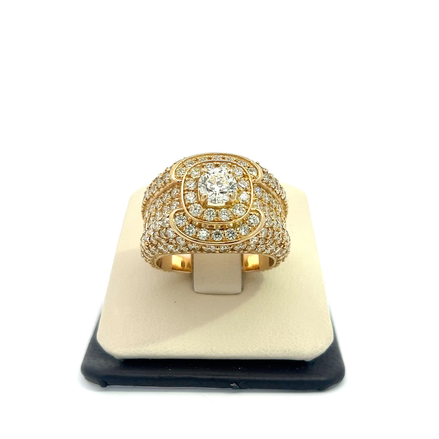 10kt Yellow Gold Lollipop Diamond Ring 6.8ctw